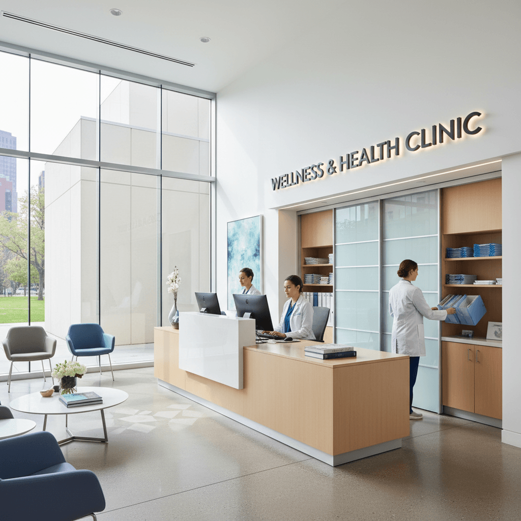 Front desk and reception operations in a BC medical clinic